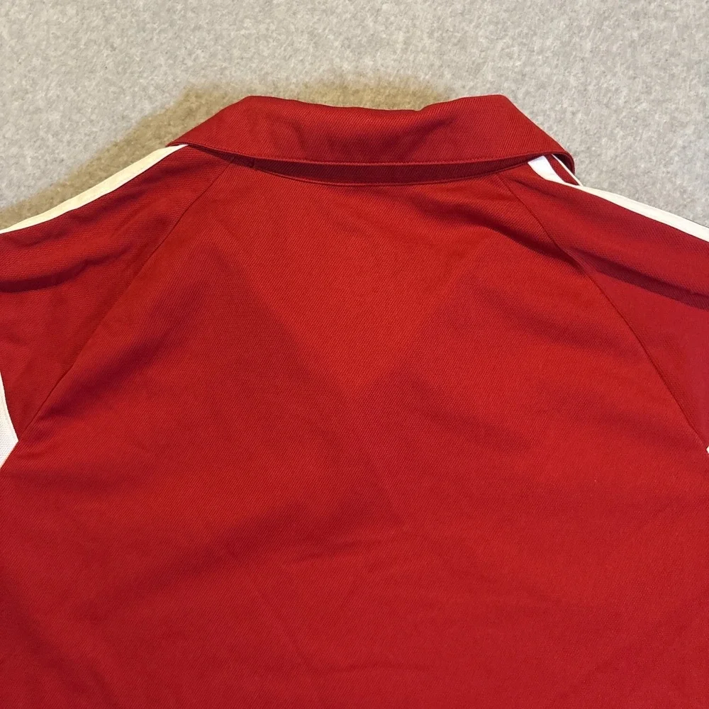 Adidas Arsenal Alithsa Climalite Men's XL Polo Soccer Futbol Red White Jersey